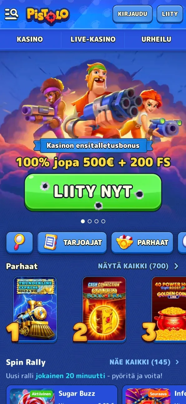Mobiilipelaaminen Pistolo